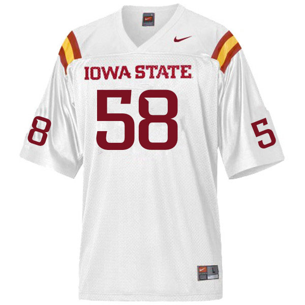 Iowa State Cyclones Men's #58 Eyioma Uwazurike Nike NCAA Authentic White College Stitched Football Jersey CE42D56LT